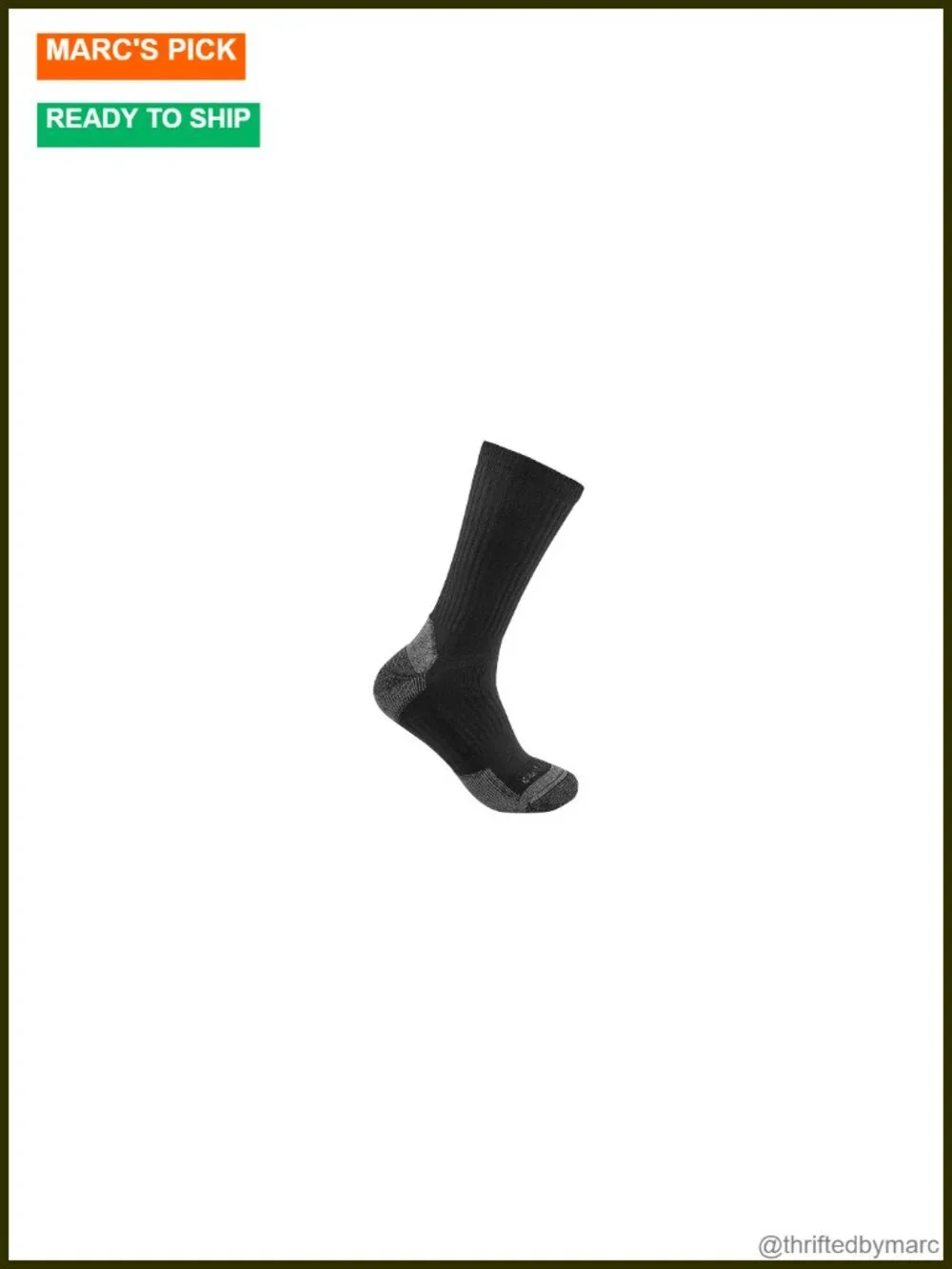 Midweight Cotton Blend Crew Sock 3-Pack